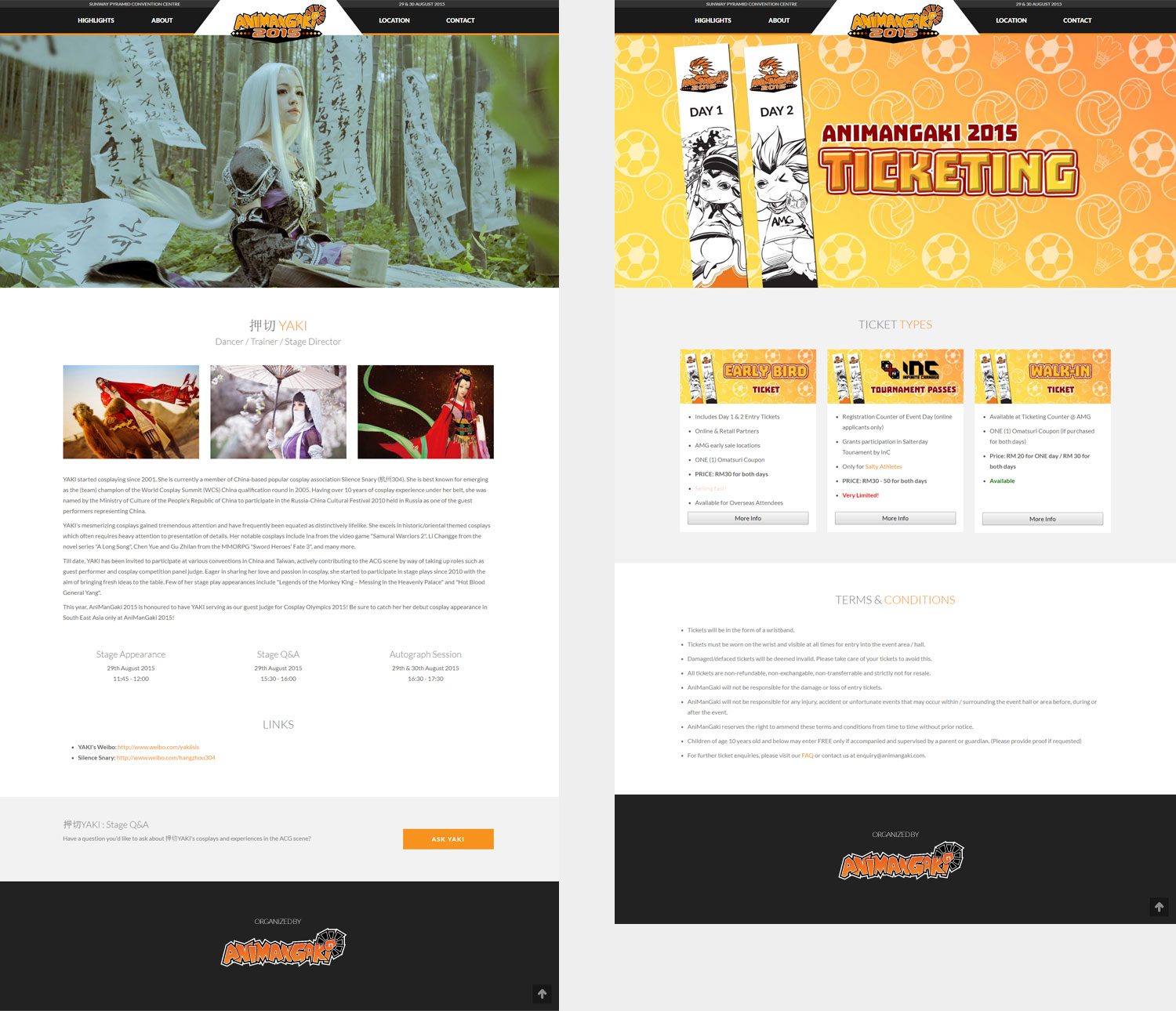 AniManGaki 2015 website