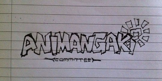 AniManGaki logo sketch