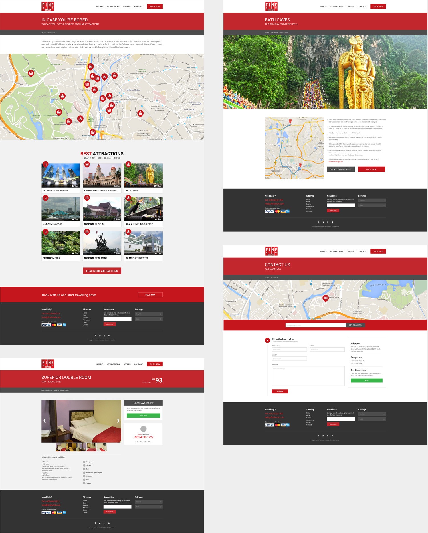 FINE Hotel website 01