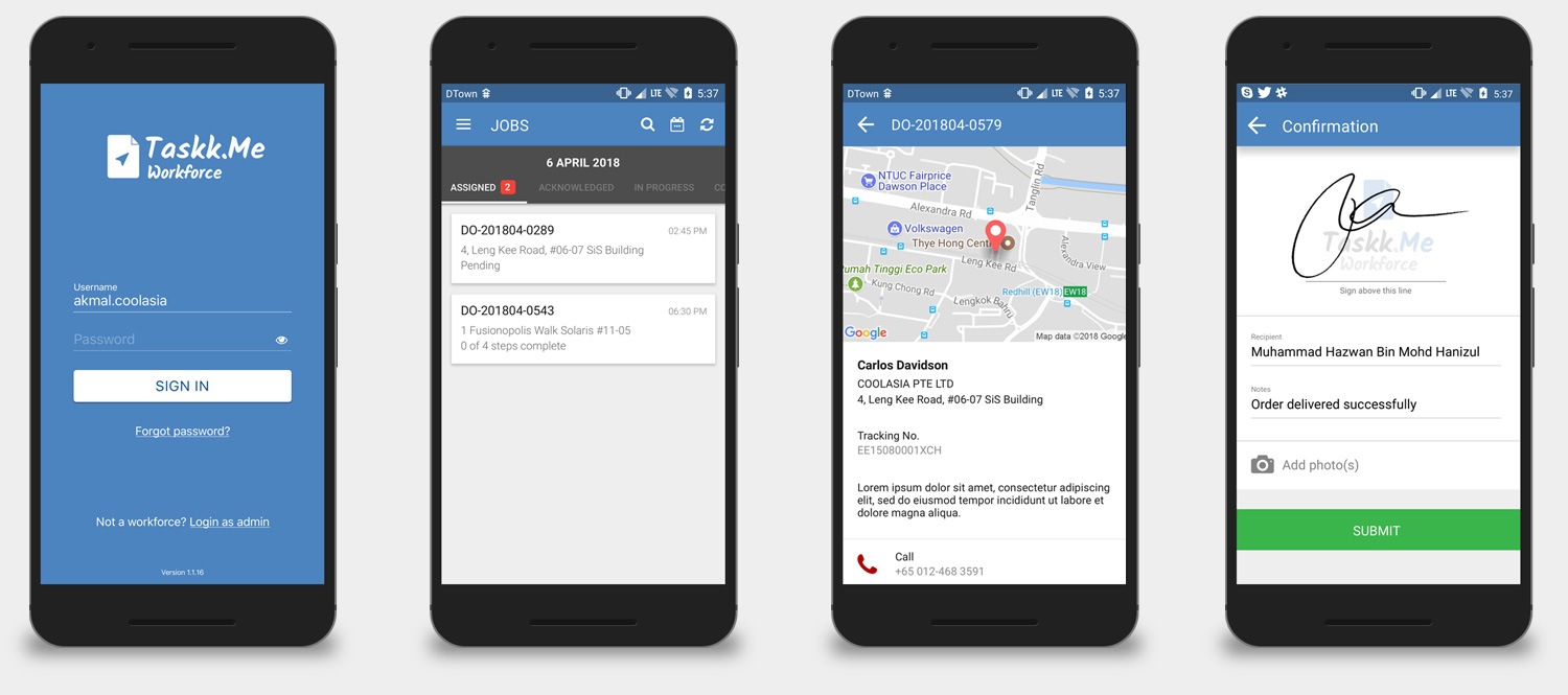 Taskk.Me Workforce for Android