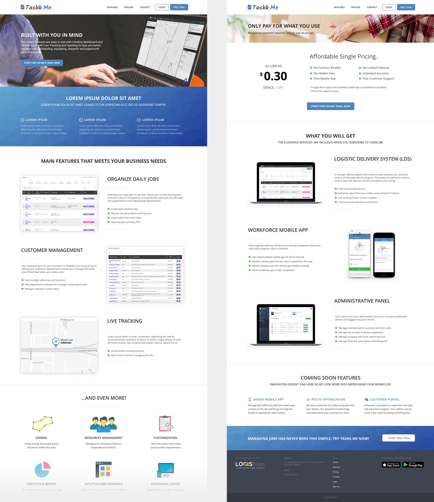 Taskk.Me CMS website