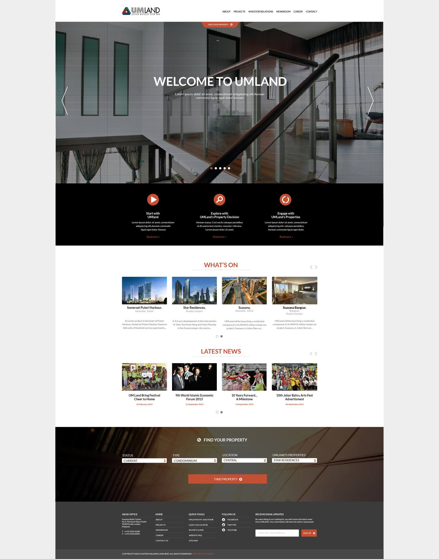 UMLand home page